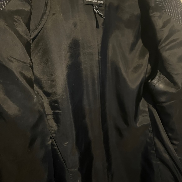 Marissa Webb Travis Herringbone Blazer, Slate Blue - M - Picture 10 of 10